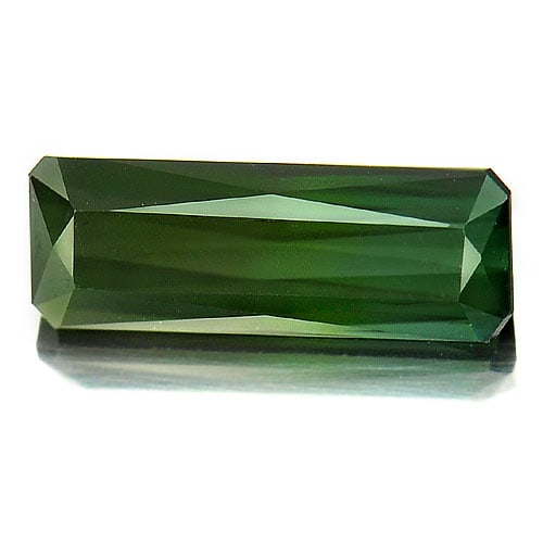 Natural Green Tourmaline 2.84 Ct. VVS Octagon Shape 13.5 x 5 Mm. Unheated Gemstone (1 of 3)