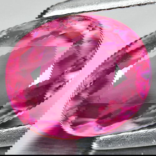 Natural Pink Tourmaline 1.57 Ct. Oval Shape 8 x 6.6 Mm. Gemstone Unheated From Nigeria - 2
