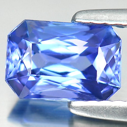 Natural Violetish Blue Tanzanite 1.25 Ct. Clean Octagon Shape 7.4 x 5 Mm Gemstone From Tanzania: Product ID: 807006226 Product Name: Natural Tanzanite Weight: 1.25 CT. Size: 7.4 x 5 x 4.2 MM. Shape: Octagon Color: Blue Clarity:IF Luster: Very Good Gems Origin: Tanzania Treatment: Heated Crystal S