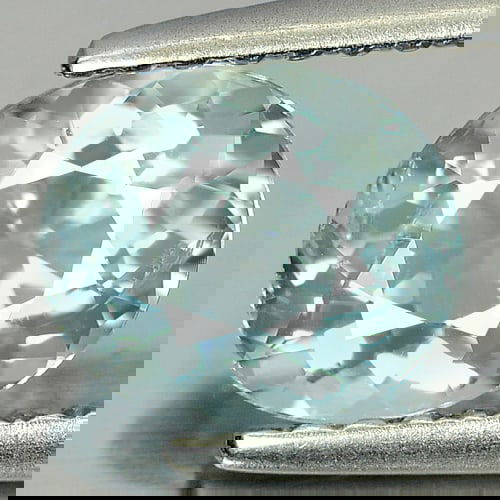 Natural Baby Blue Aquamarine 0.91 Ct. Oval Shape 7.1 x 6.2 Mm Gemstone from Brazil: Product ID: 800811531 Product Name: Natural Aquamarine Weight: 0.91 CT. Size: 7.1 x 6.2 x 4 MM. Shape: Oval Color: Blue Clarity:SI1 Luster: Good Gems Origin: Brazil Treatment: Unheated Crystal Structu