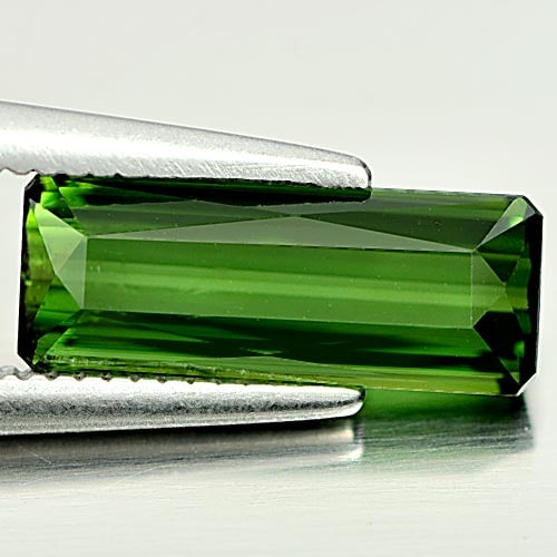Natural Green Tourmaline 1.53 Ct. Octagon Shape 11.3 x 4.3 Mm Gemstone from Nigeria: Product ID: 807245533 Product Name: Natural Tourmaline Weight: 1.53 CT. Size: 11.3 x 4.3 x 3.3 MM. Shape: Octagon Color: Green Clarity:VSI Luster: Good Gems Origin: Nigeria Treatment: Unheated Crystal
