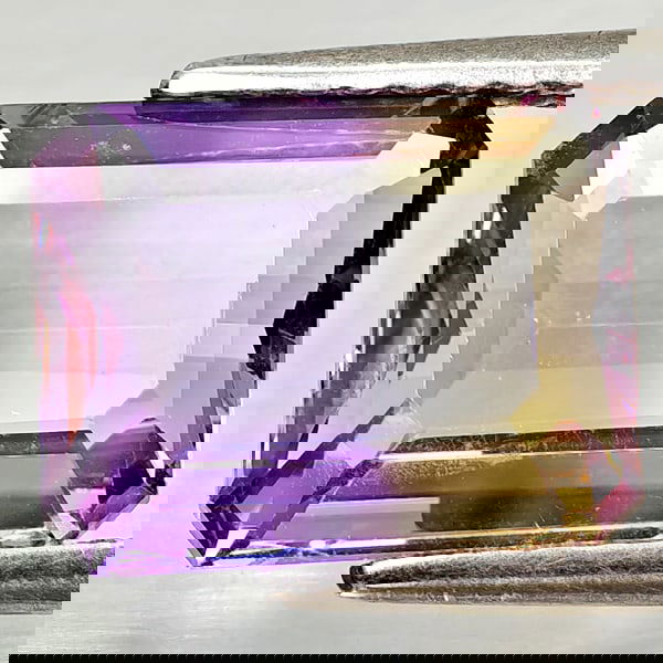 Natural Bi Color Ametrine 3.35 Ct. Octagon Shape 10.2 x 8.1 Mm Gemstone From Bolivia: Product ID: 800408226 Product Name: Natural Ametrine Weight: 3.35 CT. Size: 10.2 x 8.1 x 5 MM. Shape: Octagon Color: Bi Color Clarity:VSI Luster: Very Good Gems Origin: Bolivia Treatment: Unheated Cry