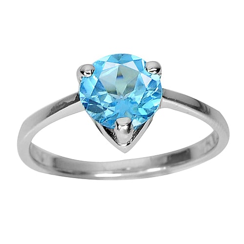2.33 G. Round Natural Gem Swiss Blue Topaz 925 Sterling Silver Ring Size 8: Product ID: 281110067 Product Type: 925 Sterling Silver Fine Jewelry Jewelry Weight: 2.33 Grams. Ring Size: 8 Resizable(Fee) Gemstones Color: Blue Metal: Solid Silver 92.5%. Gemstone Detail: Round Swi