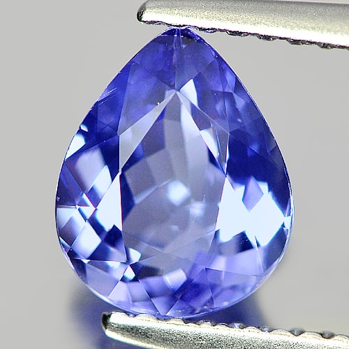 Certified Natural Violetish Blue Tanzanite 1.48 Ct. Clean Pear Shape 8.23 x 6.69 Mm. Gemstone from: Product ID: 807004353 Product Name: Natural Tanzanite Weight: 1.48 CT. Size: 8.23 x 6.69 x 4.00 MM. Shape: Pear Color: Blue Clarity:IF Luster: Very Good Gems Origin: Tanzania Treatment: Heated Crystal