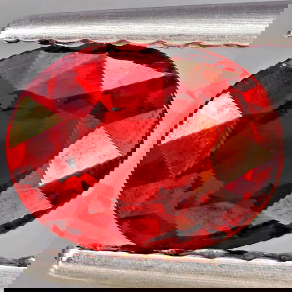 Natural Orangish Red Spessartine Garnet 0.91 Ct. Oval Shape 6.5 x 5 Mm Gemstones From Namibia: Product ID: 802937259 Product Name: Natural Garnet Weight: 0.91 CT. Size: 6.5 x 5 x 3.2 MM. Shape: Oval Shape Color: Orangish Red Clarity:SI1 Luster: Good Gems Origin: Namibia Treatment: Unheated Crys