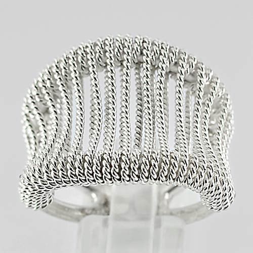 15.28 G. Beauteous 70 Sterling Silver Jewelry Ring Size 8.5: Product ID: 200106673 Product Type: 925 Sterling Silver Fine Jewelry Jewelry Weight: 15.28 Grams. Ring Size: 8.5 Resizable(Fee) Gemstones Color: Silver Metal: Solid Silver 92.5%. Gemstone Detail: Cent