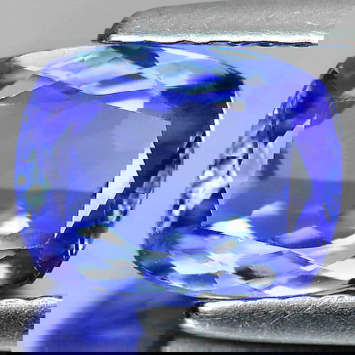 Certified Natural Violet Tanzanite 1.72 Ct Clean Cushion Shape 6.42 x 8.02 Mm. Gemstone From (1 of 4)