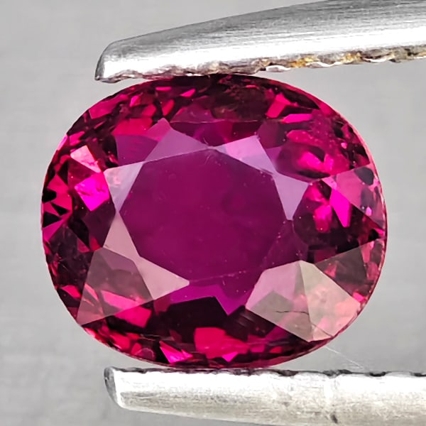 Natural Pink Tourmaline 0.98 Ct. Oval Shape 6.8 x 5.9 Mm Gemstone from Nigeria: Product ID: 807251421 Product Name: Natural Tourmaline Weight: 0.98 CT. Size: 6.8 x 5.9 x 3.7 MM. Shape: Oval Shape Color: Pink Clarity:VSI Luster: Good Gems Origin: Nigeria Treatment: Unheated Crysta
