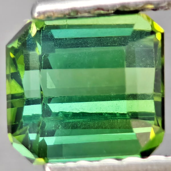 Natural Green Tourmaline 1.07 Ct. Octagon Shape 5.6 x 5.2 Mm Gemstone From Nigeria: Product ID: 807251092 Product Name: Natural Tourmaline Weight: 1.07 CT. Size: 5.6 x 5.2 x 4.1 MM. Shape: Octagon Color: Green Clarity:SI1 Luster: Good Gems Origin: Nigeria Treatment: Unheated Crystal