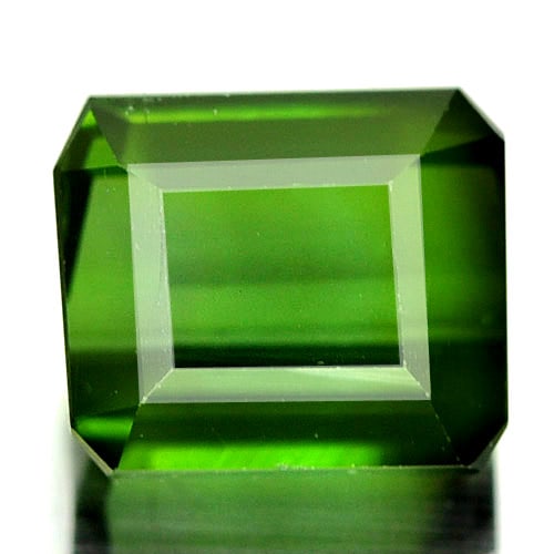 Natural Green Tourmaline 2.41 Ct. Octagon Shape 7.4 x 6.3 Mm. Unheated Gemstone From Nigeria (1 of 3)