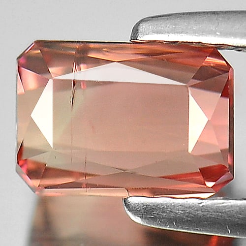 Natural Orangish Pink Tourmaline 1.18 Ct. Octagon Shape 6.7 x 4.8 Mm. Unheated Gemstone From: Product ID: 807227609 Product Name: Natural Tourmaline Weight: 1.18 CT. Size: 6.7 x 4.8 x 3.5 MM. Shape: Octagon Color: Orangish Pink Clarity:SI Luster: Good Gems Origin: Mozambique , Africa Treatment