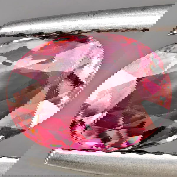 Natural Pink Tourmaline 1.42 Ct. Oval Shape 8.2 x 6 Mm Gemstone from Nigeria (1 of 3)