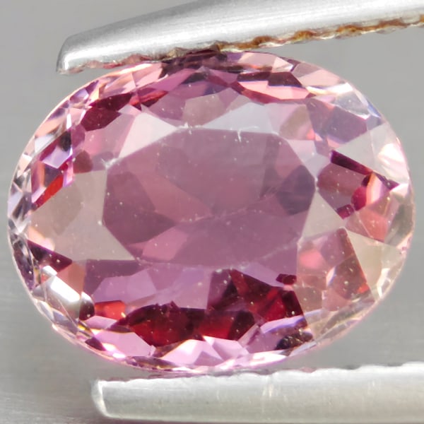 Natural Pink Tourmaline 1.48 Ct. Oval Shape 8.2 x 6.6 Mm Gemstone from Nigeria (1 of 3)
