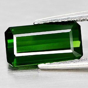 Natural Green Tourmaline 2.08 Ct. Octagon Shape 10.5 x 5.6 Mm Gemstone From Nigeria (1 of 3)