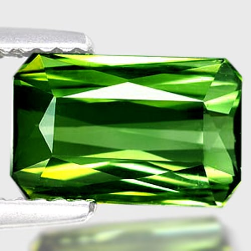 Natural Green Tourmaline 2.66 Ct. Octagon Shape 10.1 x 6.4 Mm Gemstone From Nigeria (1 of 3)