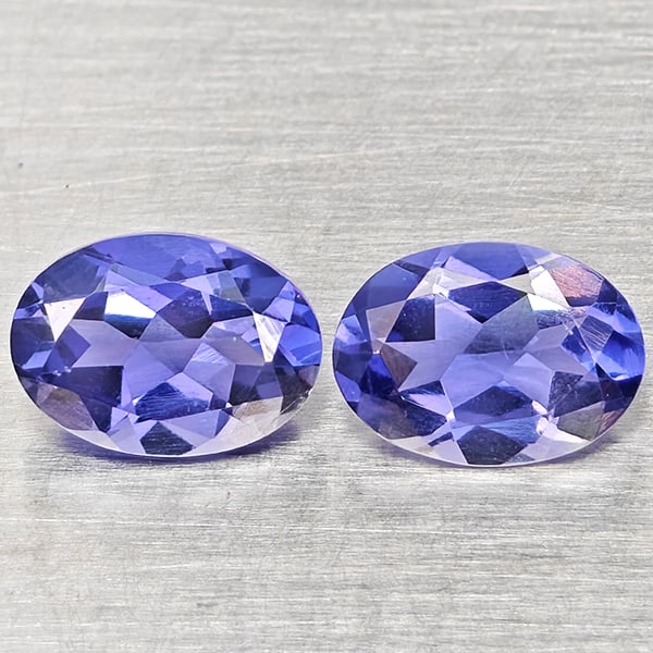 Natural Violet Blue Iolite 1.50 Ct. 2 Pcs Oval Shape 7.2 x 5.2 Mm Gemstones From Madagascar: Product ID: 803804904 Product Name: Natural Iolite Weight: 1.50 CT. Size: 7.2 x 5.2 x 3.8 MM. Shape: Oval Color: Violet Blue Clarity:SI1 Luster: Good Gems Origin: Madagascar Treatment: Unheated Crysta