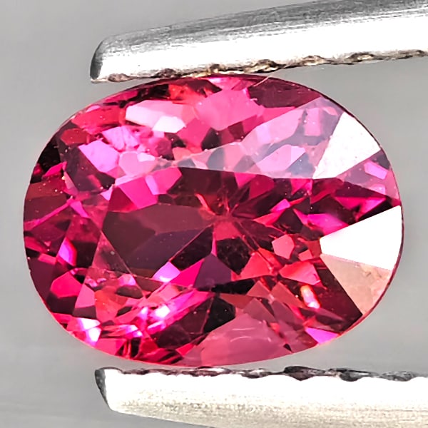 Natural Pink Tourmaline 0.91 Ct. Oval Shape 6.9 x 5.2 Mm Gemstone from Nigeria (1 of 3)