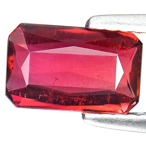 Natural Red Pink Tourmaline 1.70 Ct. Octagon Shape 9 x 5.6 Mm. Gemstone Unheated From Nigeria (1 of 3)