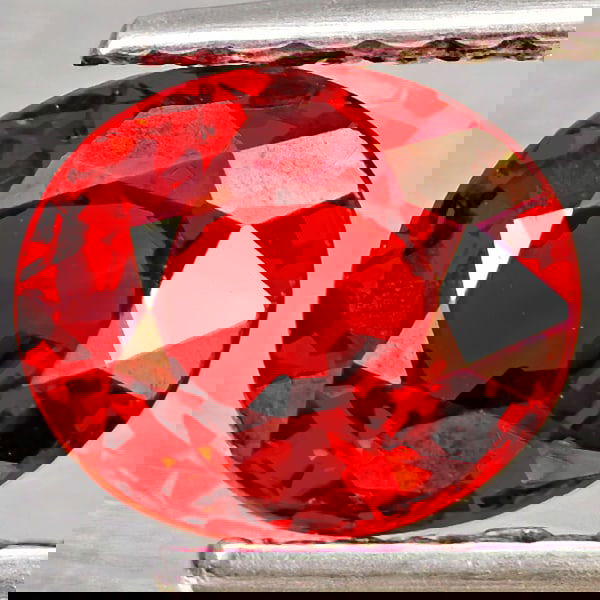 Natural Orangish Red Spessartine Garnet 1.22 Ct. Oval Shape 6.6 x 5.6 Mm Gemstones From Namibia (1 of 3)