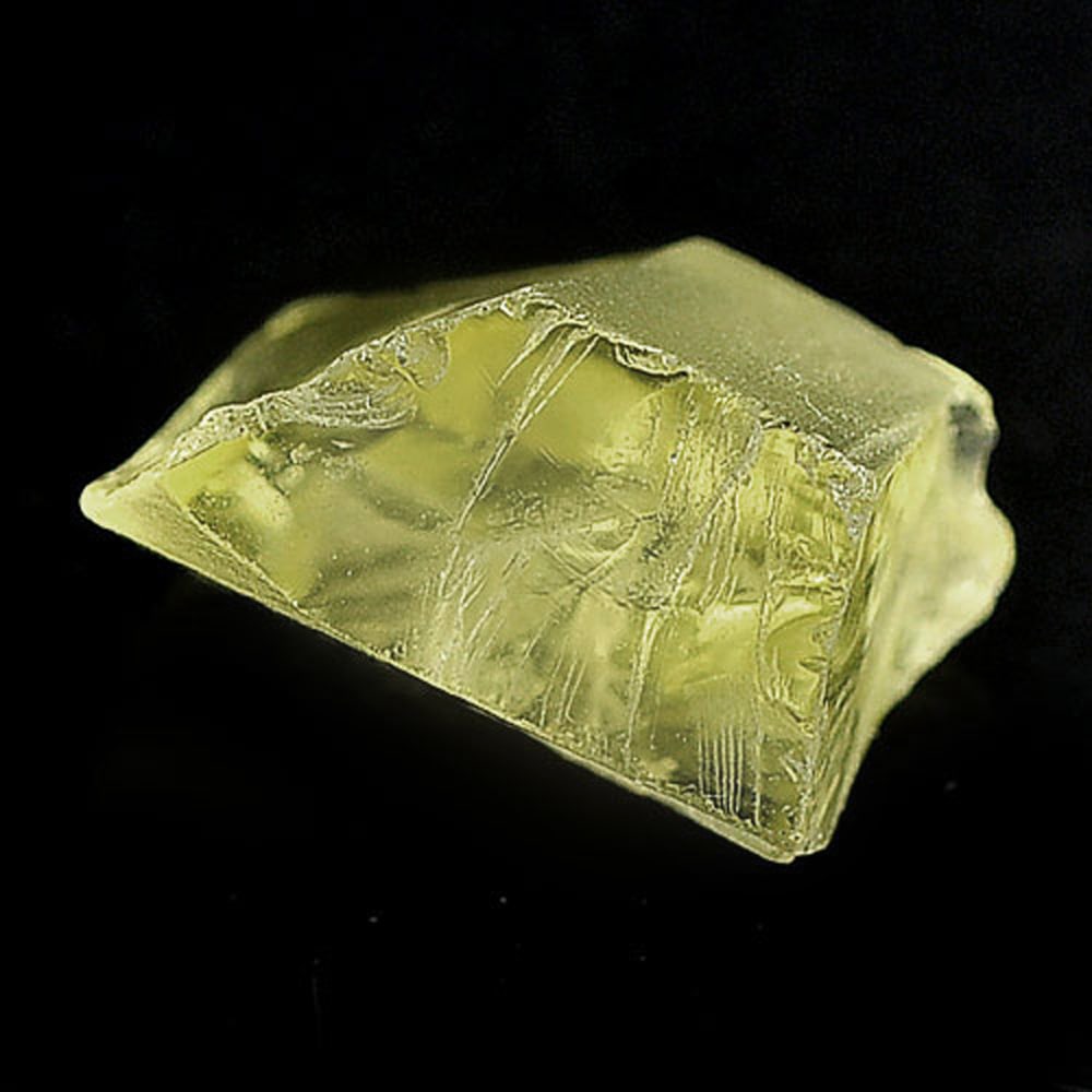 Natural Yellow Quartz Rough 14.67 Ct. Size 16 x 12 Mm. Unheated Gemstone From Brazil (1 of 3)