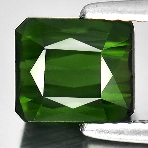 Natural Green Tourmaline 1.47 Ct. VVS Octagon Shape 6.8 x 5.9 Mm. Unheated Gemstone From Nigeria: Product ID: 807230907 Product Name: Natural Tourmaline Weight: 1.47 CT. Size: 6.8 x 5.9 x 4.1 MM. Shape: Octagon Color: Green Clarity:VVS Luster: Good Gems Origin: Nigeria Treatment: Unheated Crystal