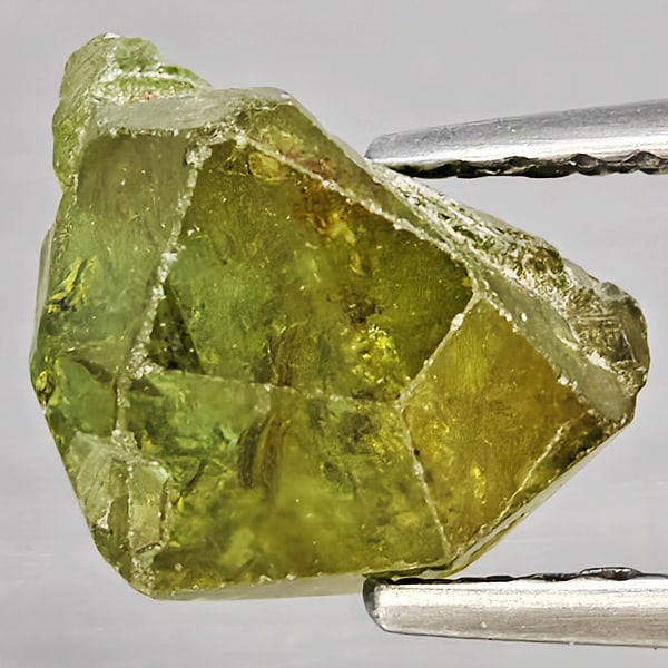 Natural Multi Color Green Demantoid Garnet 3.05 Ct. Rough Mixed Shape 9 x 5.8 Mm Gemstone From (1 of 3)