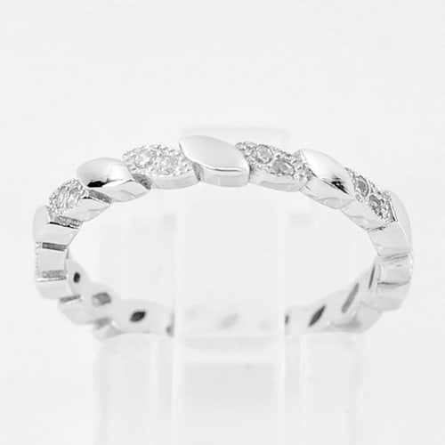 925 Sterling Silver Ring Jewelry 1.69 Grams Beautiful Design Size 5 (1 of 3)