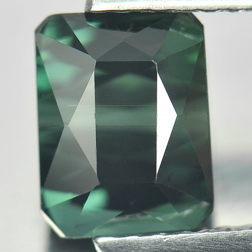 Natural Green Tourmaline 2.16 Ct. Octagon Shape 7.6 x 5.9 Mm Gemstone From Nigeria (1 of 3)