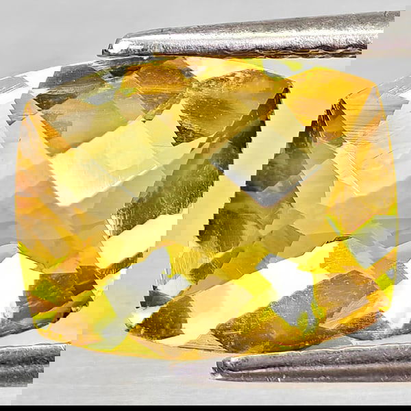 Natural Yellow Citrine 2.55 Ct. Cushion Checkerboard Cut 10.2 x 8.2 Mm Gemstone From Brazil: Product ID: 801815241 Product Name: Natural Citrine Weight: 2.55 CT. Size: 10.2 x 8.2 x 5.2 MM. Shape: Cushion Checkerboard Cut Color: Yellow Clarity:VVS - VSI Luster: Good Gems Origin: Brazil Treatme