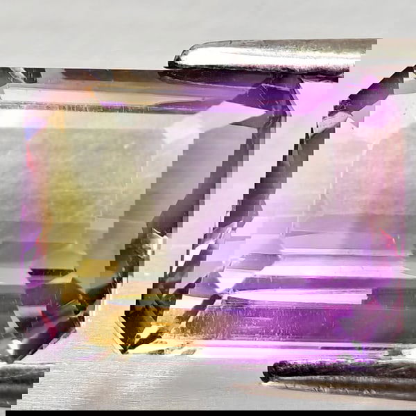 Natural Bi Color Ametrine 2.99 Ct. Octagon Shape 9.9 x 7.7 Mm Gemstone From Bolivia (1 of 3)