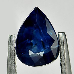 Natural Blue Sapphire 1.03 Ct. Pear Shape 7 x 5 .2 Mm Gemstone From Madagascar (1 of 3)