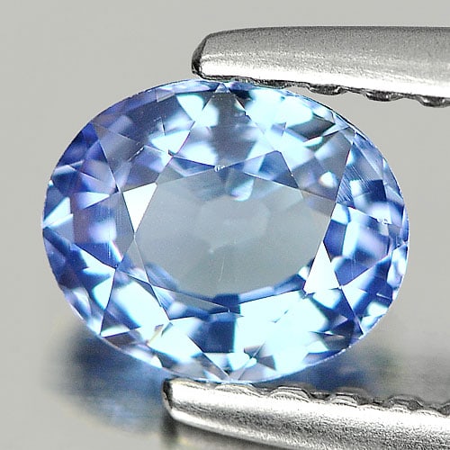 Natural Violetish Blue Tanzanite 0.54 Ct. VVS Oval Shape 5.7 x 4.7 Mm. Gemstone From Tanzania: Product ID: 807008248 Product Name: Natural Tanzanite Weight: 0.54 CT. Size: 5.7 x 4.7 x 2.8 MM. Shape: Oval Color: Blue Clarity:VVS Luster: Good Gems Origin: Tanzania Treatment: Heated Crystal Struct