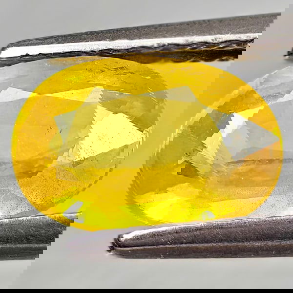 Natural Yellow Sapphire 1.25 Ct. Oval Shape 8 x 5.5 Mm Gemstone From Thailand (1 of 3)