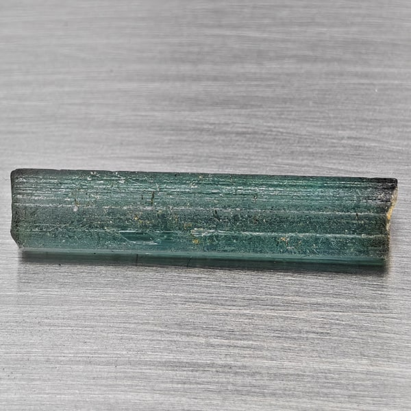 Natural Green Tourmaline 6.84 Ct. Rough Shape 23 x 5.3 Mm Gemstone from Nigeria (1 of 3)