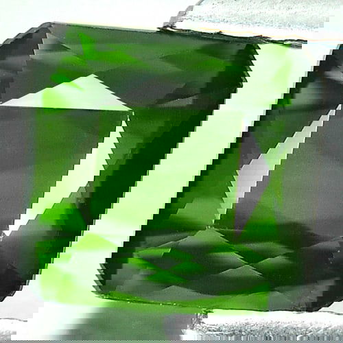 Natural Green Tourmaline 1.12 Ct. VVS Octagon Shape 6 x 5.8 Mm. Gemstone From Nigeria (1 of 3)