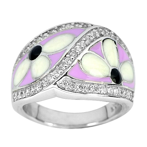925 Sterling Silver Ring Jewelry Size 7 with Multi-Color Enamel: Product ID: 281070291 Product Type: 925 Sterling Silver Fine Jewelry Jewelry Weight: 6.56 Grams. Ring Size: 7 Resizable(Fee) Gemstones Color: Multi-Color Metal: Solid Silver 92.5%. Gemstone Detail: