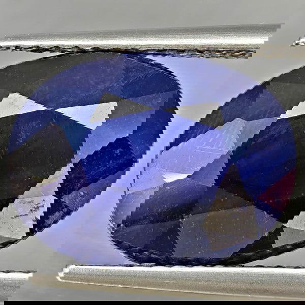 Natural Blue Sapphire 5.93 Ct. Oval Shape 12.6 x 9.6 Mm Gemstone from Madagascar (1 of 3)