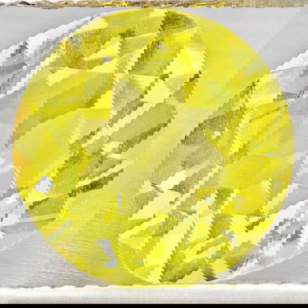 Natural Yellow Lemon Quartz 3.30 Ct. Round Shape 10.1 Mm Gemstone From Brazil (1 of 3)