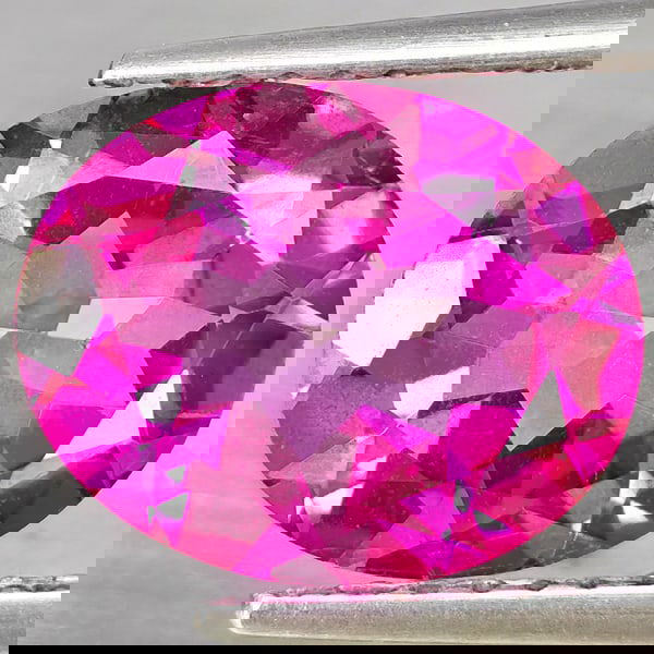 Natural Pink Topaz 2.59 Ct. Oval Shape 10 x 8 Mm Gemstone From Brazil (1 of 3)