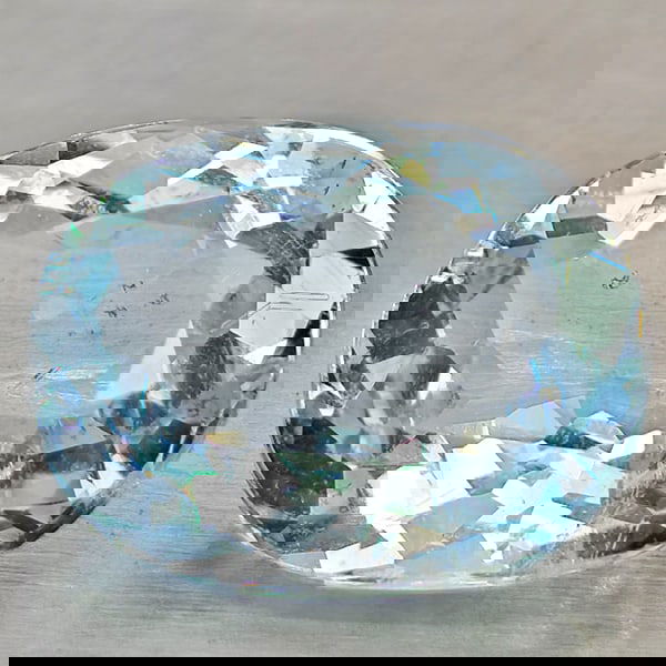 Natural Baby Blue Aquamarine 1.22 Ct. Oval Shape 8 x 6.4 Mm Gemstone From Madagascar: Product ID: 800812357 Product Name: Natural Aquamarine Weight: 1.22 CT. Size: 8 x 6.4 x 4.1 MM. Shape: Oval Color: Baby Blue Clarity:VSI - SI1 Luster: Good Gems Origin: Brazil Treatment: Unheated Crys