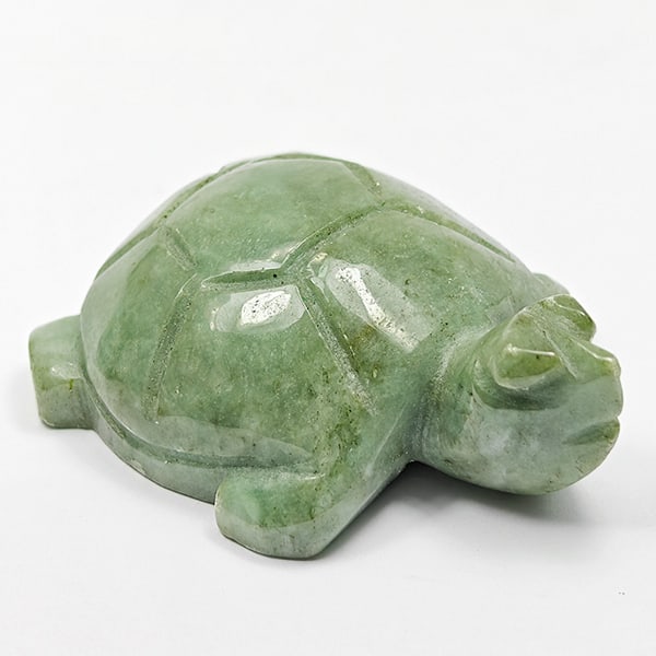 Natural Multi Color Jade 242.50 Ct. Turtle Carving 38 x 55 Mm. Gemstone (1 of 3)