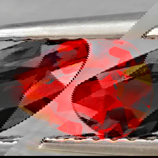 Natural Orangish Red Spessartine Garnet 0.82 Ct. Pear Shape 7.2 x 5.2 Mm Gemstones From Namibia (1 of 3)