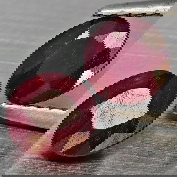 Natural Pinkish Red Ruby 1.81 Ct. 2 Pcs Round Shape 5.8 Mm Gemstone From Madagascar (1 of 3)