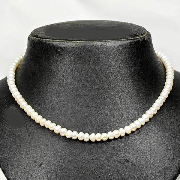 Natural White Pearl 116.84 Ct. Fancy Cabochon Beads Strand Length 16 Inch. Gemstones From China (1 of 3)