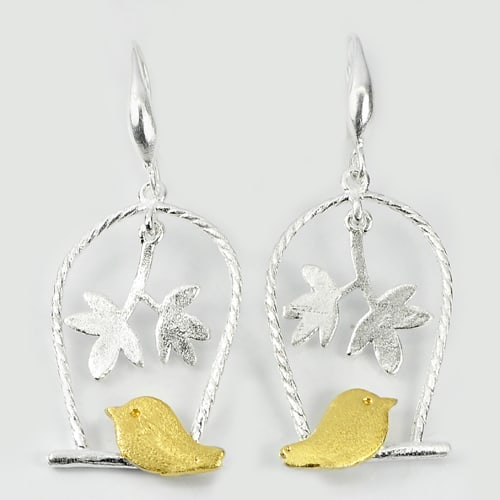925 Sterling Silver Earrings Jewelry 4.71 Grams Lovely Bird Design: Product ID: 205101186 Product Type: 925 Sterling Silver Fine Jewelry Jewelry Weight: 4.71 Grams. Gemstones Color: White Metal: Solid Silver 92.5%. Gemstone Detail: About 4.71 Grams. At Your Service: A