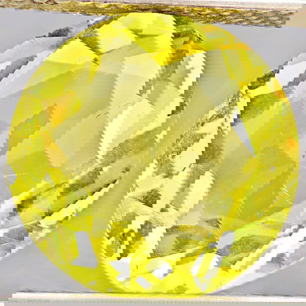 Natural Yellow Lemon Quartz 4.38 Ct. Round Shape 11.1 Mm Gemstone From Brazil (1 of 3)