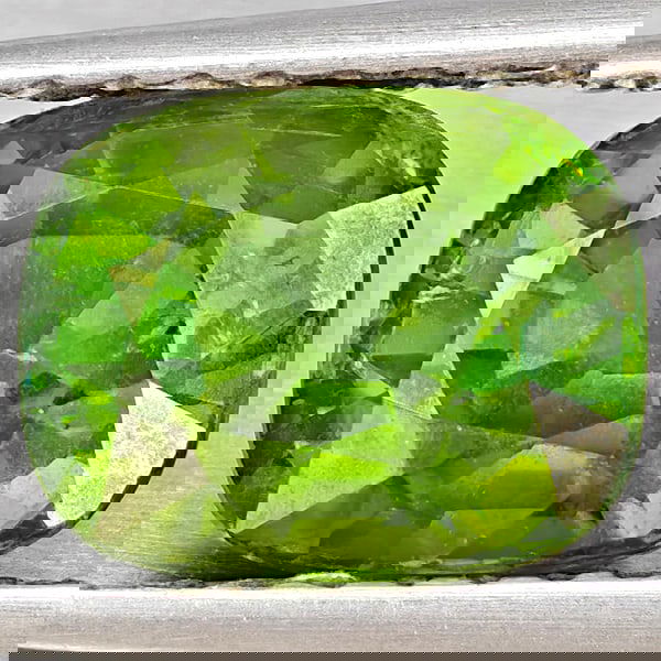 Natural Green Tourmaline 1.64 Ct. Cushion Shape 7.6 x 6 Mm Gemstone from Nigeria: Product ID: 807251009 Product Name: Natural Tourmaline Weight: 1.64 CT. Size: 7.6 x 6 x 5.1 MM. Shape: Cushion Shape Color: Green Clarity:SI1 Luster: Good Gems Origin: Nigeria Treatment: Unheated Crys