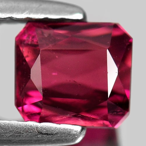 Natural Reddish Pink Tourmaline 1.12 Ct. Octagon Shape 5.7 x 5.1 Mm. Unheated Gemstone From Nigeria (1 of 3)