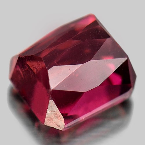 Natural Reddish Pink Tourmaline 1.12 Ct. Octagon Shape 5.7 x 5.1 Mm. Unheated Gemstone From Nigeria - 3