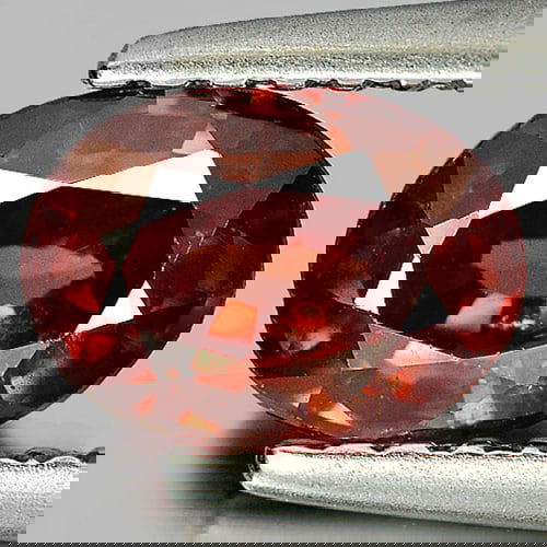 Natural Imperial Zircon 1.16 Ct. Oval Shape 7 x 5.2 x 3.1 Mm. Gemstone From Cambodia (1 of 3)